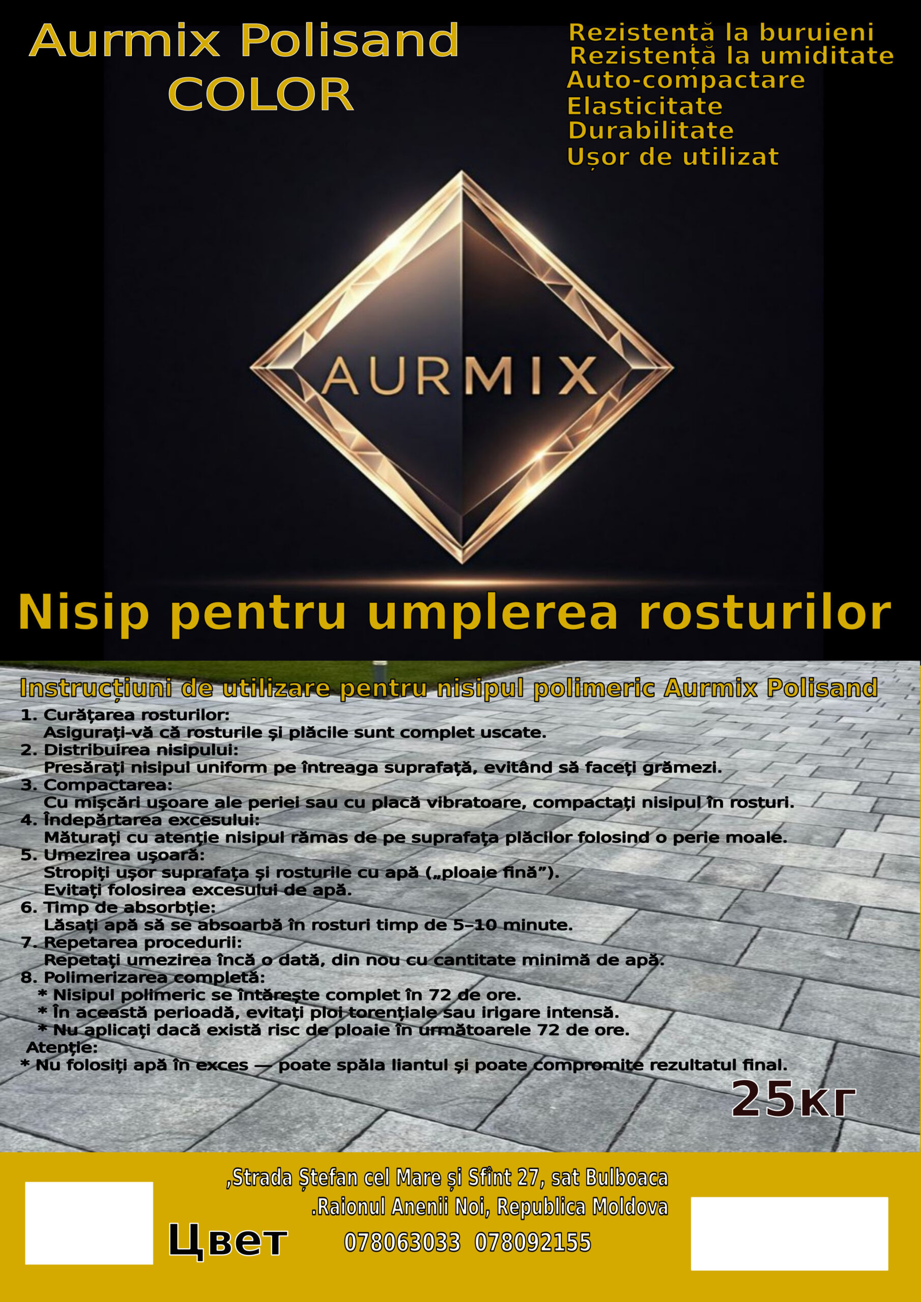 Aurmix Polisand COLOR